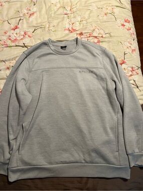Spyder Active Men's Fleece Crewneck Pullover Sweatshirt Logo Gray XL